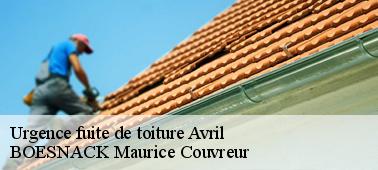 Assurez la réparation les fuites de toiture à Avril 