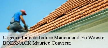 Une réparation d’urgence fuite de toiture rapide à Manoncourt En Woevre 